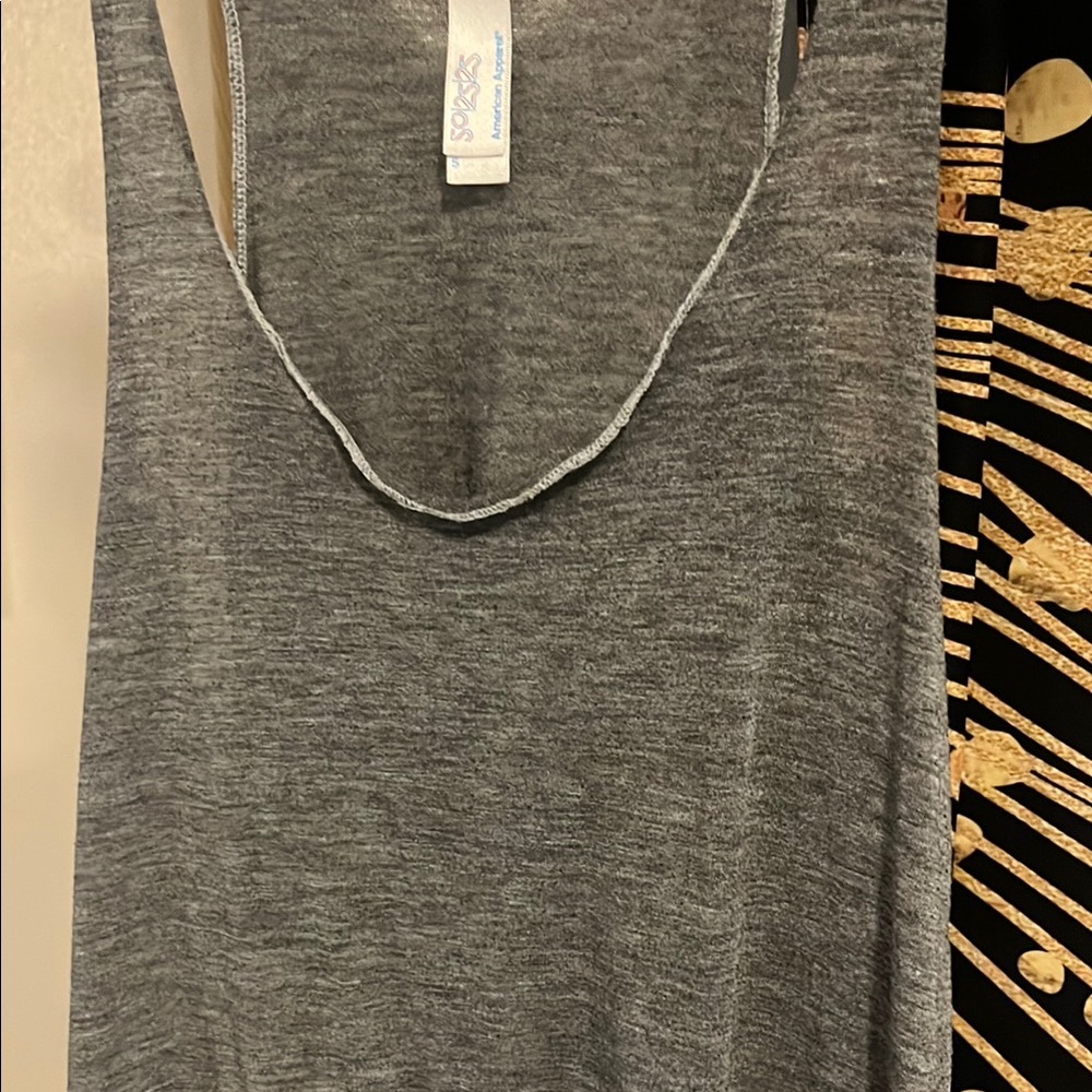 Gray Sleeveless Top